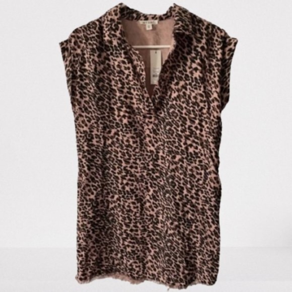 Miami Leopard Print Tee Shirt Dress XS - Picture 1 of 7